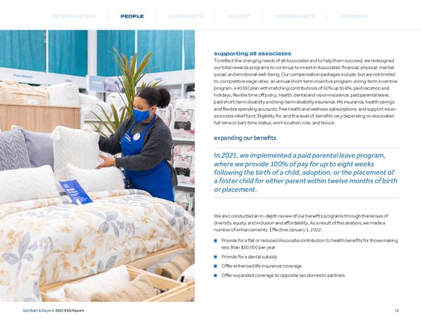 Bed, Bath and Beyond ESG Report - Page 17