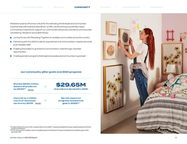 Bed, Bath and Beyond ESG Report - Page 20