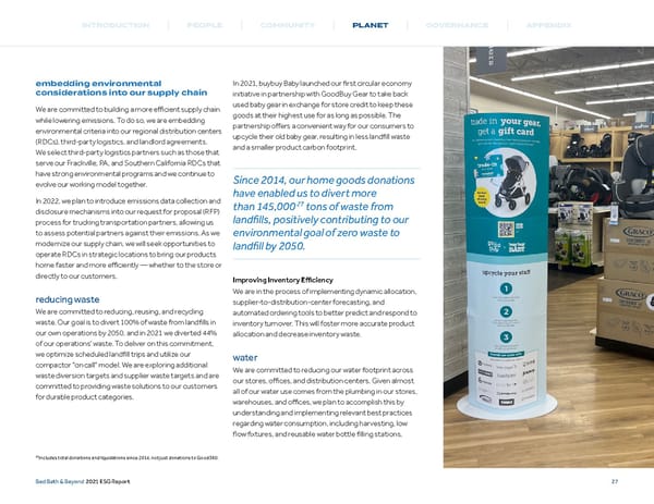 Bed, Bath and Beyond ESG Report - Page 28