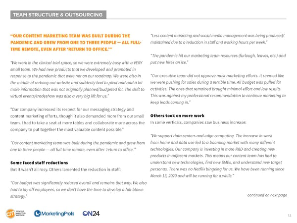 B2B Content Marketing 2022 Research - Page 13