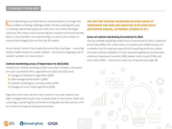 B2B Content Marketing 2022 Research - Page 45