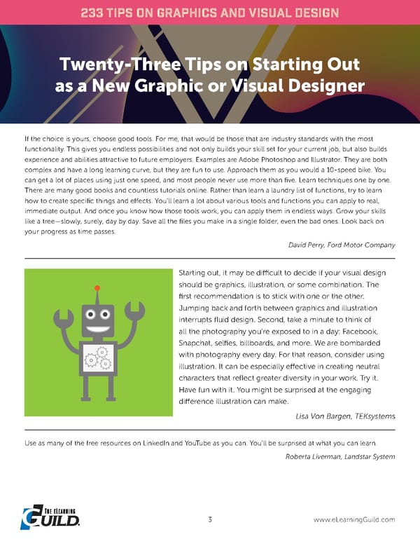 233 Tips on Graphics and Visual Design - Page 6
