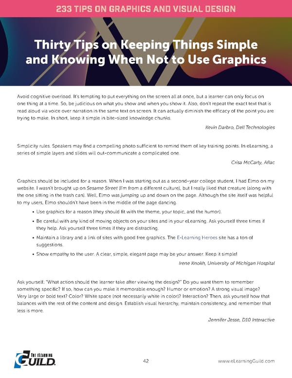 233 Tips on Graphics and Visual Design - Page 45