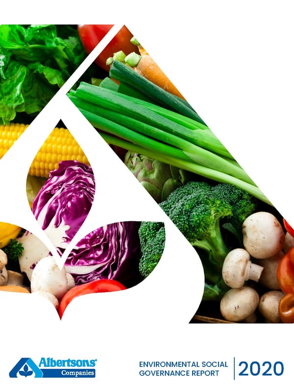 Albertsons ESG Report - Page 1