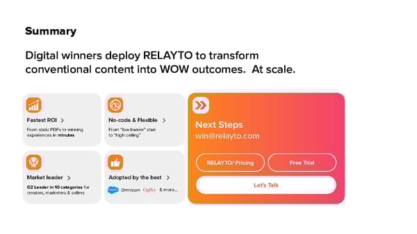 RELAYTO/ Interactive Pitch Deck - Page 14