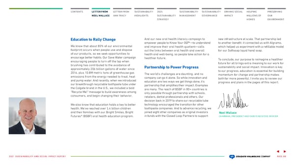 Colgate Palmolive Sustainability & Social Impact Report - Page 4