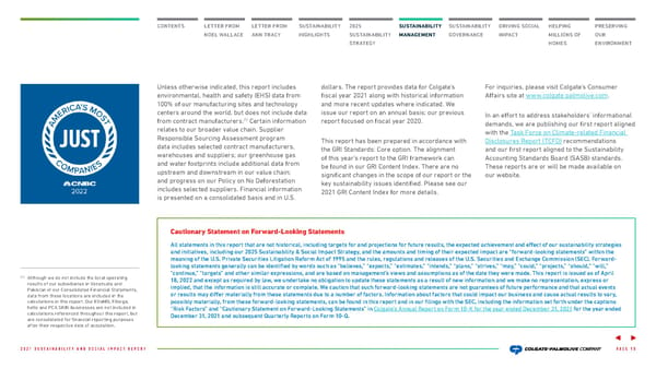 Colgate Palmolive Sustainability & Social Impact Report - Page 16