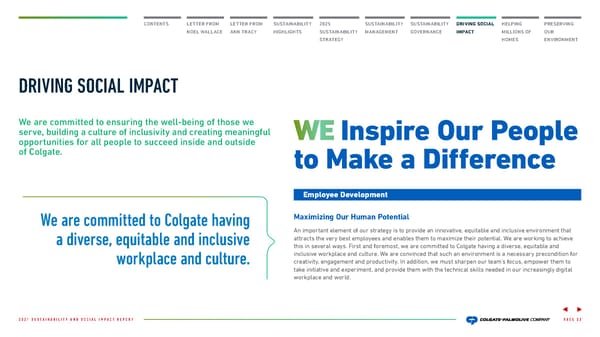 Colgate Palmolive Sustainability & Social Impact Report - Page 23