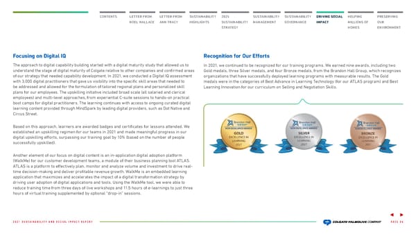 Colgate Palmolive Sustainability & Social Impact Report - Page 25