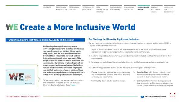 Colgate Palmolive Sustainability & Social Impact Report - Page 33