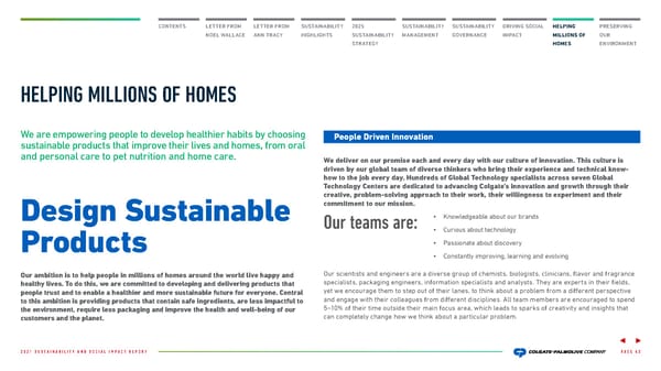 Colgate Palmolive Sustainability & Social Impact Report - Page 43