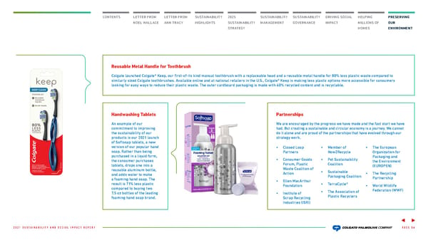 Colgate Palmolive Sustainability & Social Impact Report - Page 57