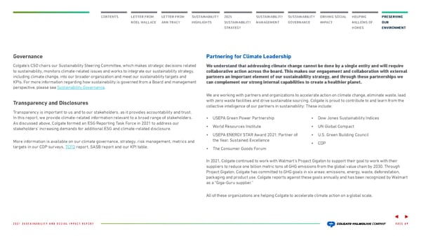 Colgate Palmolive Sustainability & Social Impact Report - Page 70