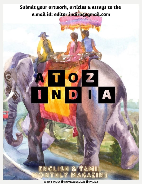 A TO Z INDIA - NOVEMBER 2022 - Page 2