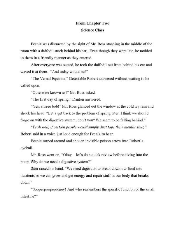 Deleted Scene - Two Chapter Twos - Page 1