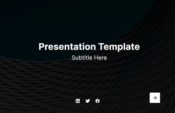 Minimalism Presentation Template - Powerpoint, Google Slides - Page 1