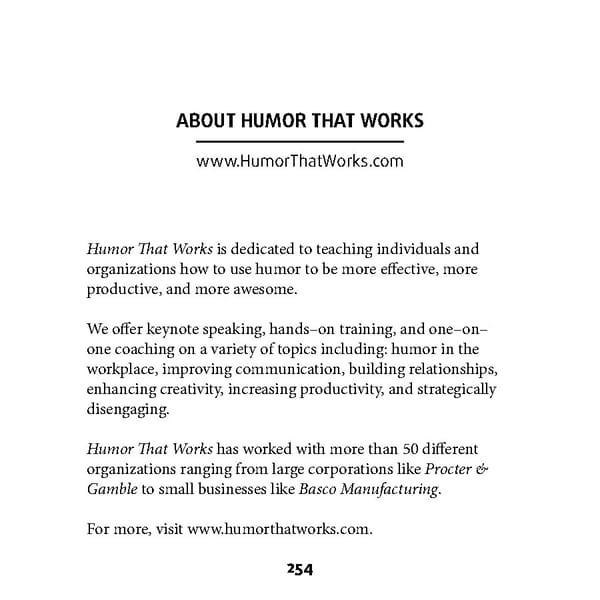 501 Ways to Use Humor - Page 265