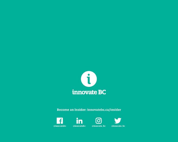 Innovate BC 2021 2022 Impact Report - Page 20