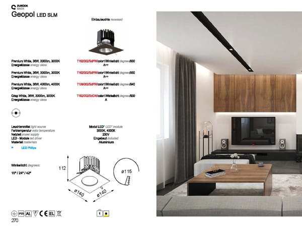Cleoni Architectural Lighting2019 - Page 271