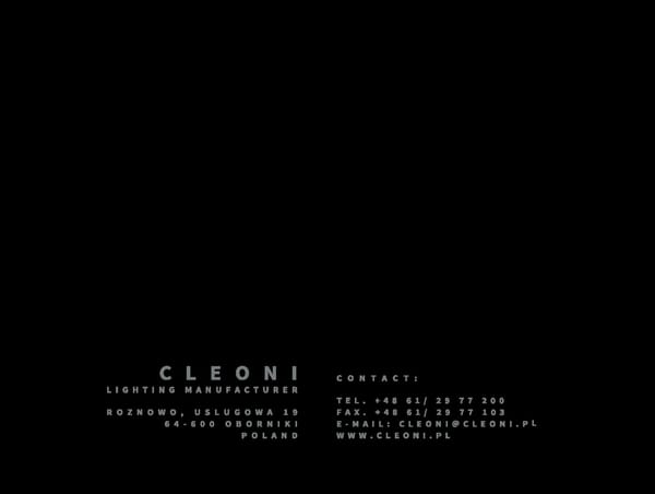 Cleoni Architectural Lighting2019 - Page 289