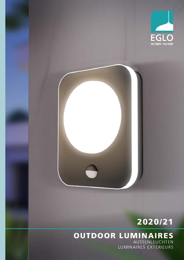 EGLO 2020 2021 Outdoor Luminaires - Page 1