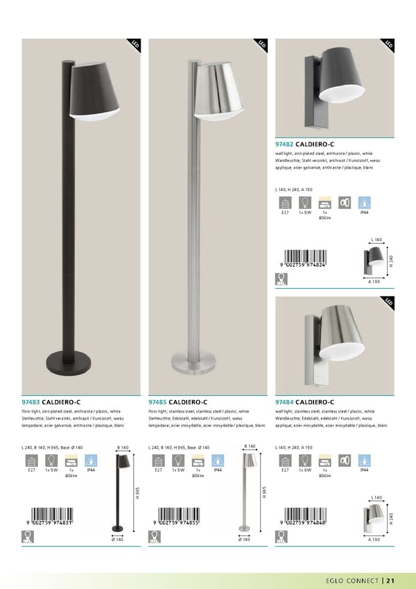 EGLO 2020 2021 Outdoor Luminaires - Page 23