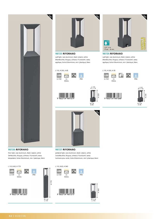 EGLO 2020 2021 Outdoor Luminaires - Page 44
