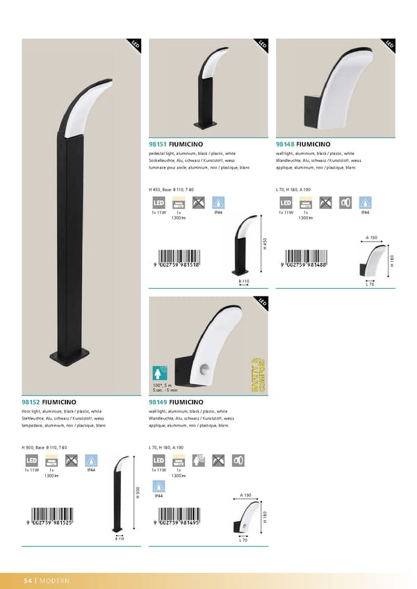 EGLO 2020 2021 Outdoor Luminaires - Page 56