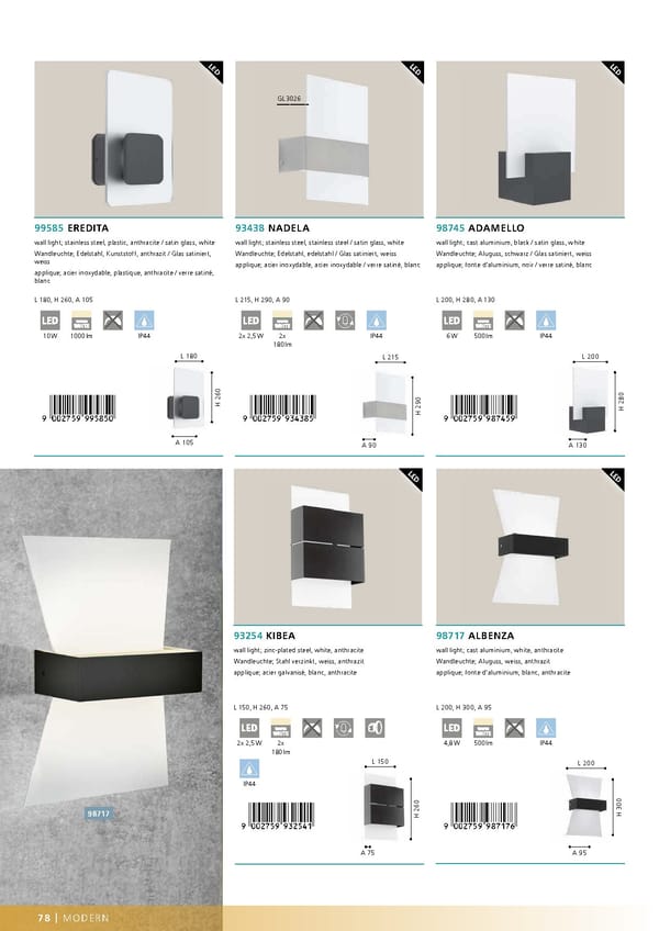 EGLO 2020 2021 Outdoor Luminaires - Page 80