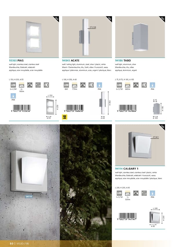 EGLO 2020 2021 Outdoor Luminaires - Page 82