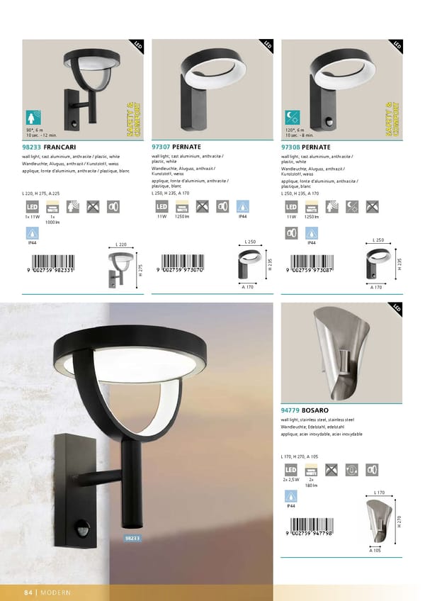 EGLO 2020 2021 Outdoor Luminaires - Page 86