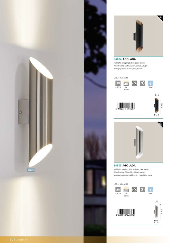 EGLO 2020 2021 Outdoor Luminaires - Page 92