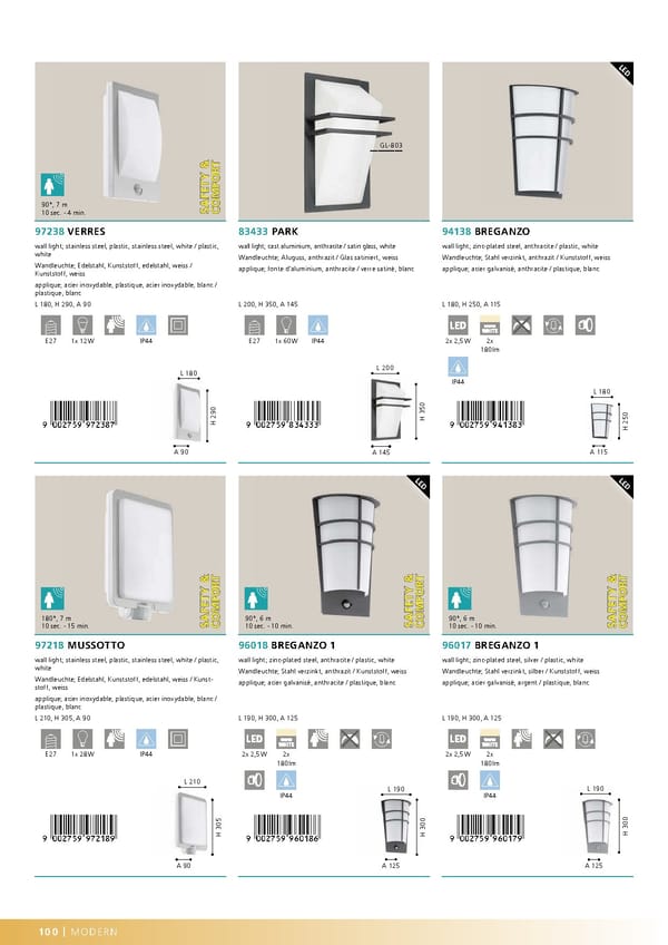 EGLO 2020 2021 Outdoor Luminaires - Page 102