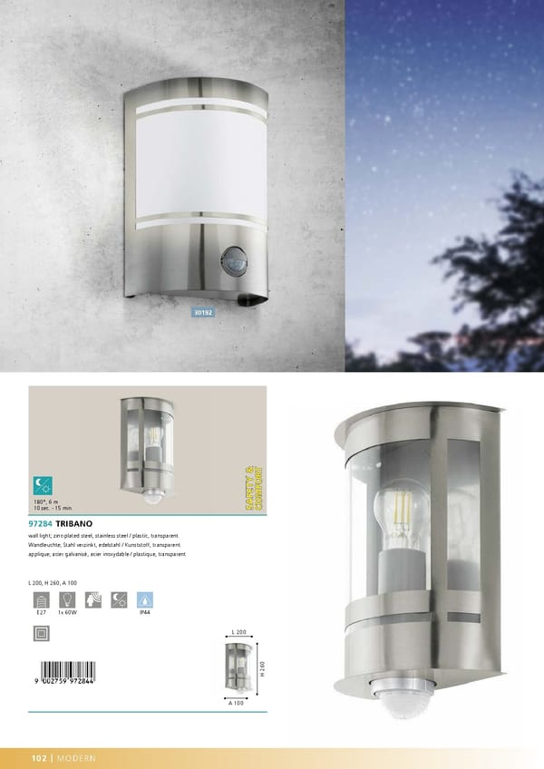 EGLO 2020 2021 Outdoor Luminaires - Page 104