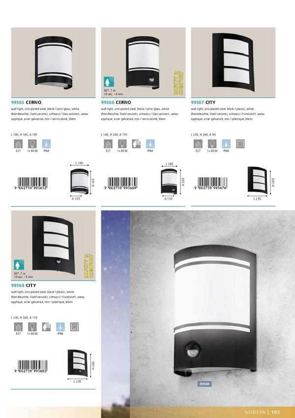 EGLO 2020 2021 Outdoor Luminaires - Page 107
