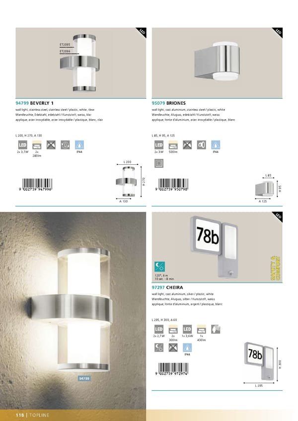 EGLO 2020 2021 Outdoor Luminaires - Page 120