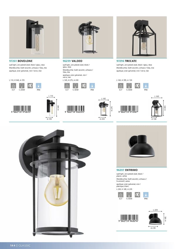 EGLO 2020 2021 Outdoor Luminaires - Page 146