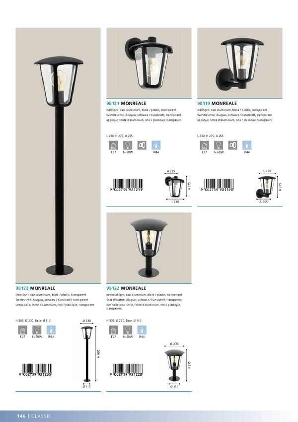 EGLO 2020 2021 Outdoor Luminaires - Page 148