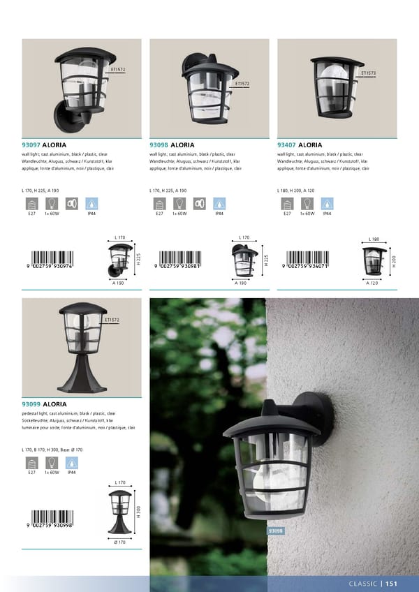 EGLO 2020 2021 Outdoor Luminaires - Page 153
