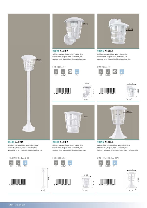 EGLO 2020 2021 Outdoor Luminaires - Page 154