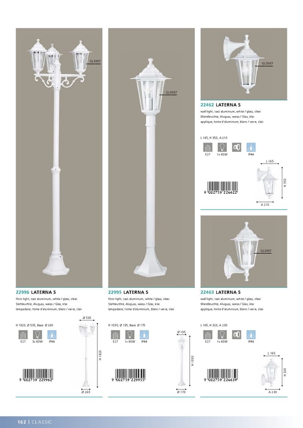 EGLO 2020 2021 Outdoor Luminaires - Page 164