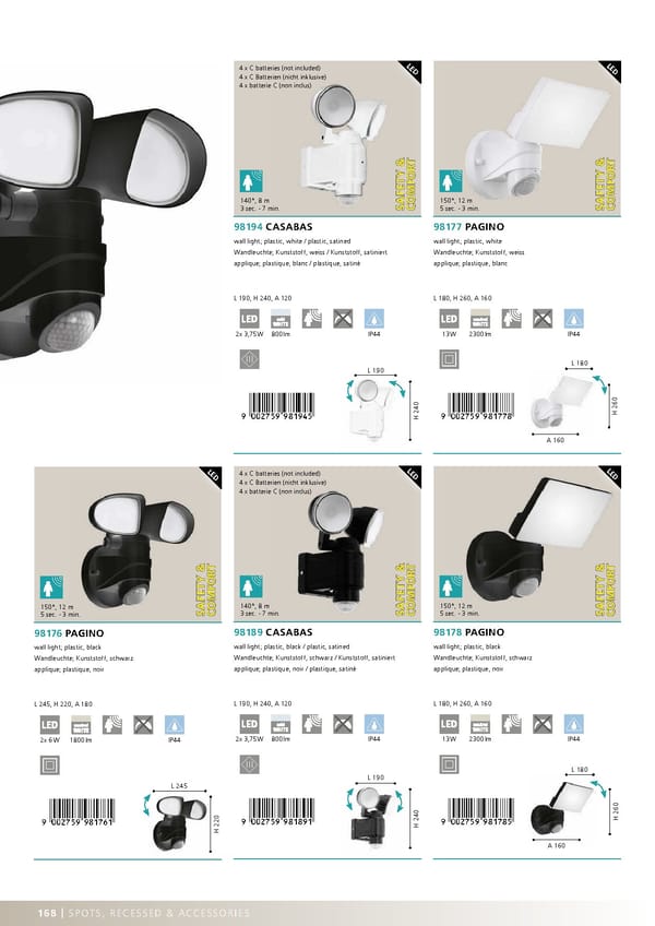 EGLO 2020 2021 Outdoor Luminaires - Page 170