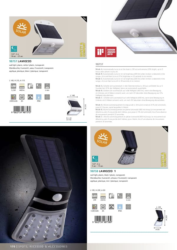 EGLO 2020 2021 Outdoor Luminaires - Page 172