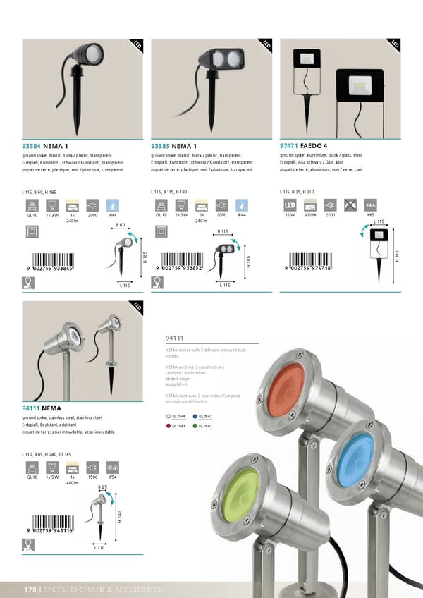 EGLO 2020 2021 Outdoor Luminaires - Page 180