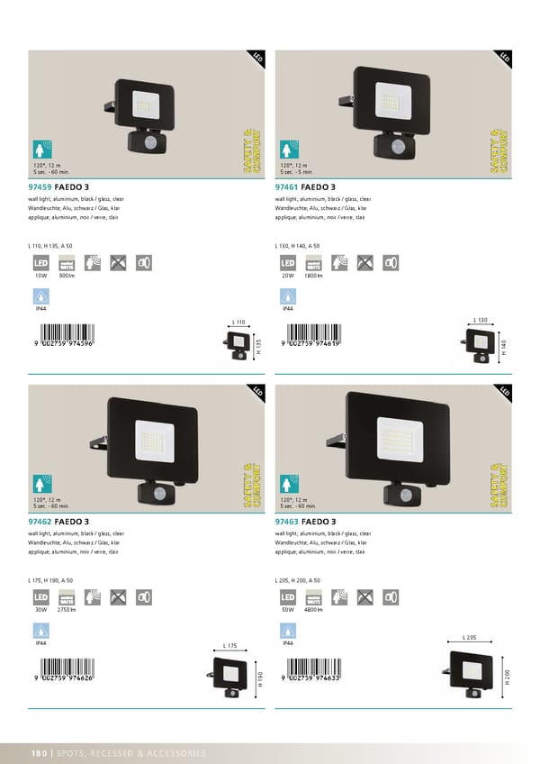 EGLO 2020 2021 Outdoor Luminaires - Page 182