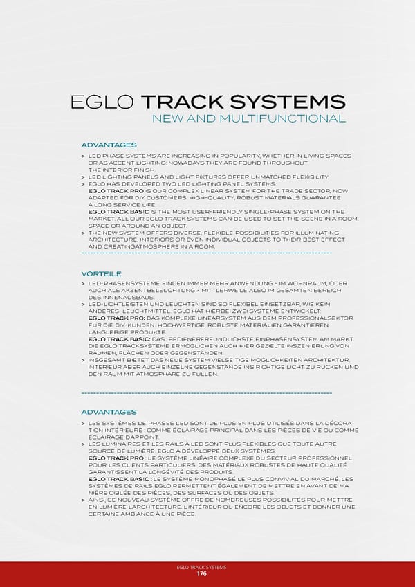 EGLO 2021 2022 Technical - Page 178