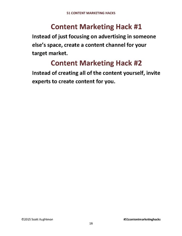 Content Marketing Hacks - Page 16