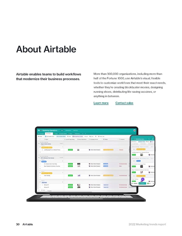 Airtable Marketing Trends Report 2022 - Page 30
