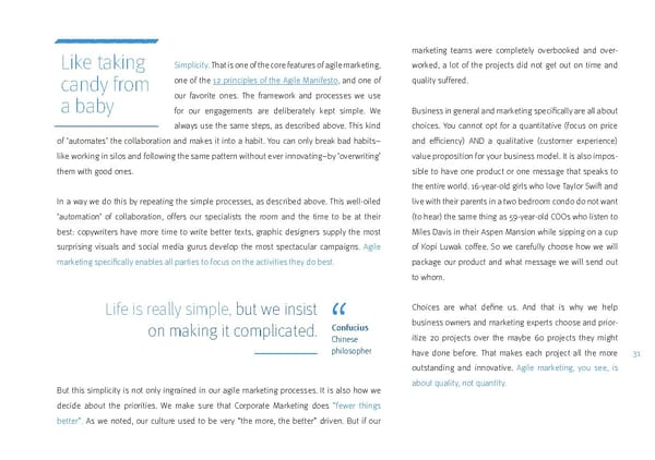 Agile Marketing Manifesto - Page 31