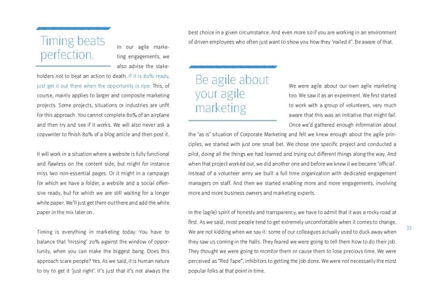 Agile Marketing Manifesto - Page 33